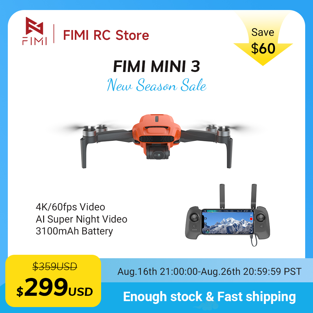 Drone Gimbal 3 Axis - Дрон FIMI MINI 3 с камерой