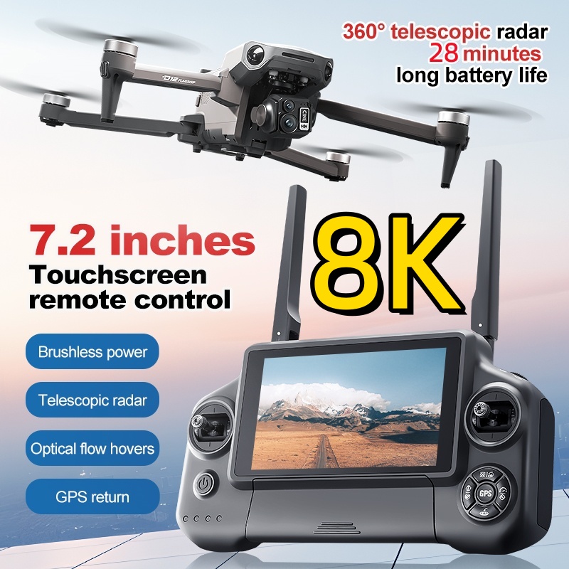 Квадрокоптер 8K с 3-осевым под – обзор и цена Drone Gimbal Case