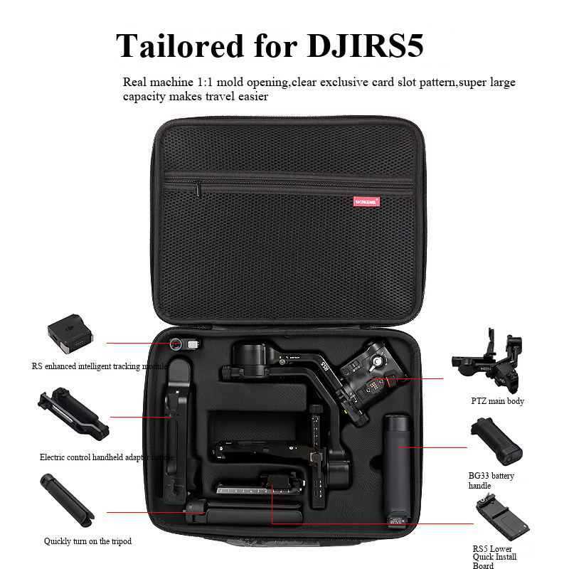 Сумка-чехол для DJI RS 5, прот – обзор и цена Drone Gimbal Case