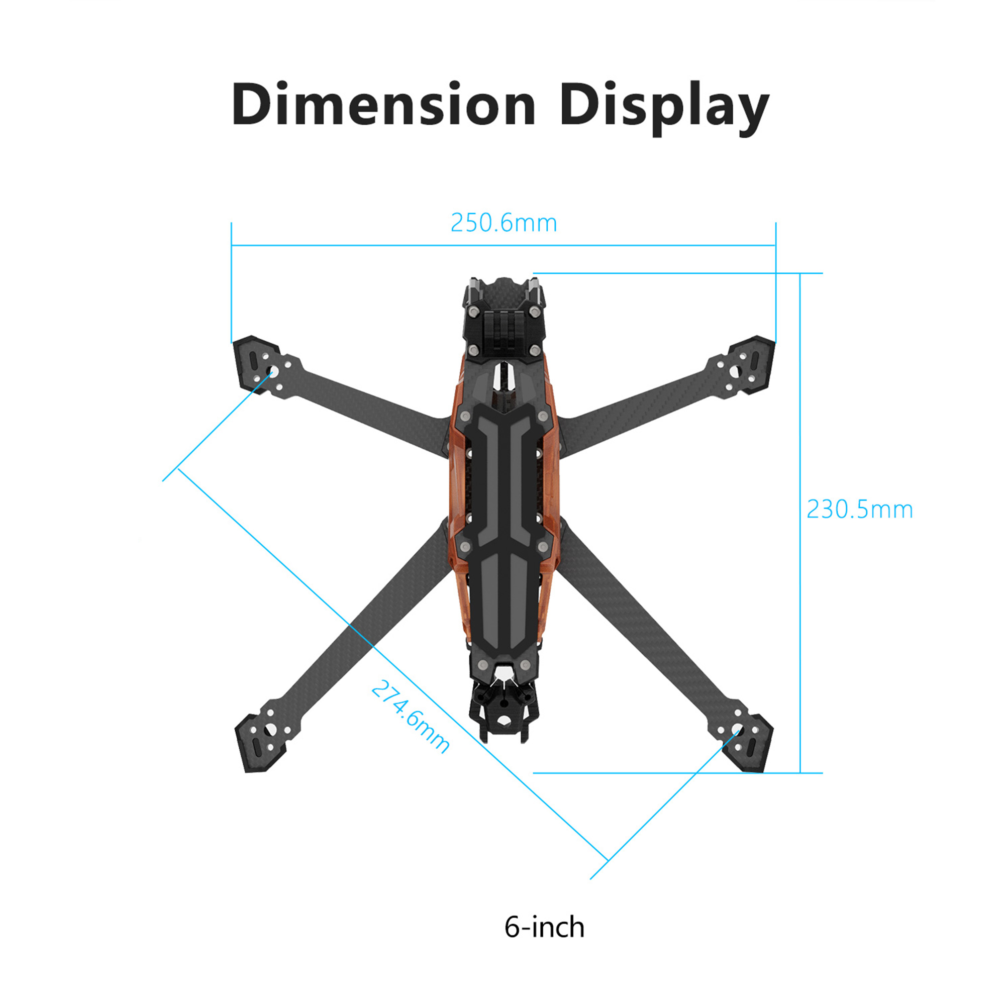 Рама из углеродного волокна GE – обзор и цена Drone Gimbal Controller