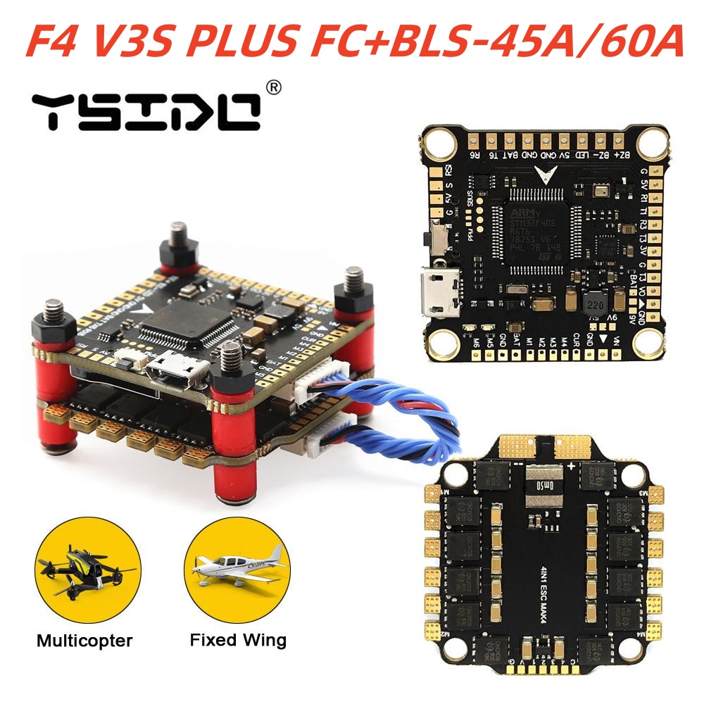 YSIDO NEW F4 V3S PLUS Управлен – обзор и цена Betaflight Fc F4